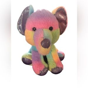 Fiesta Toys Rainbow Sherbet Elephant Plush Toy 12” Soft